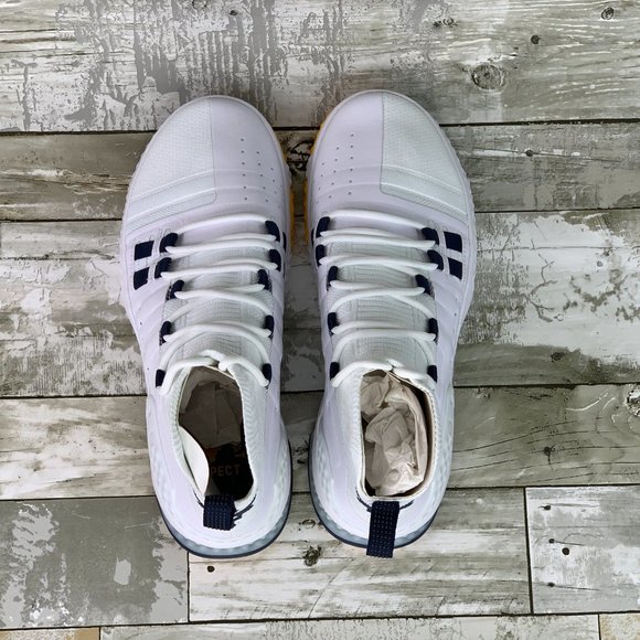 Under Armour Project Rock 1 White Gold Navy Gym - Picture 10 of 11